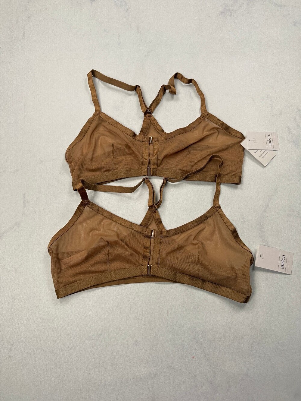 Auden Bra Tan Modern Fitted Set of 2 - Womens L